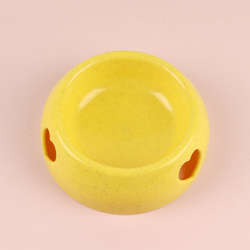 The Squeaky Coco Heart Bowl – Cute Pastel Dog & Cat Feeding Bowl