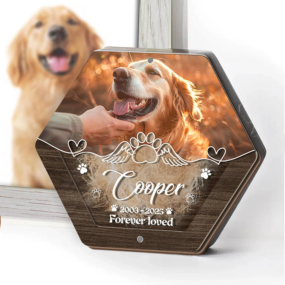 Personalized Pet Memorial Photo Plaque – Forever Loved