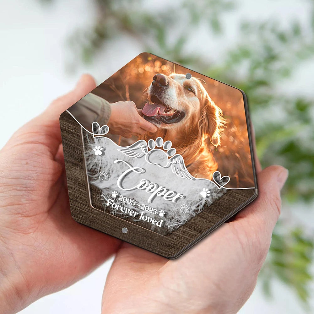 Personalized Pet Memorial Photo Plaque – Forever Loved