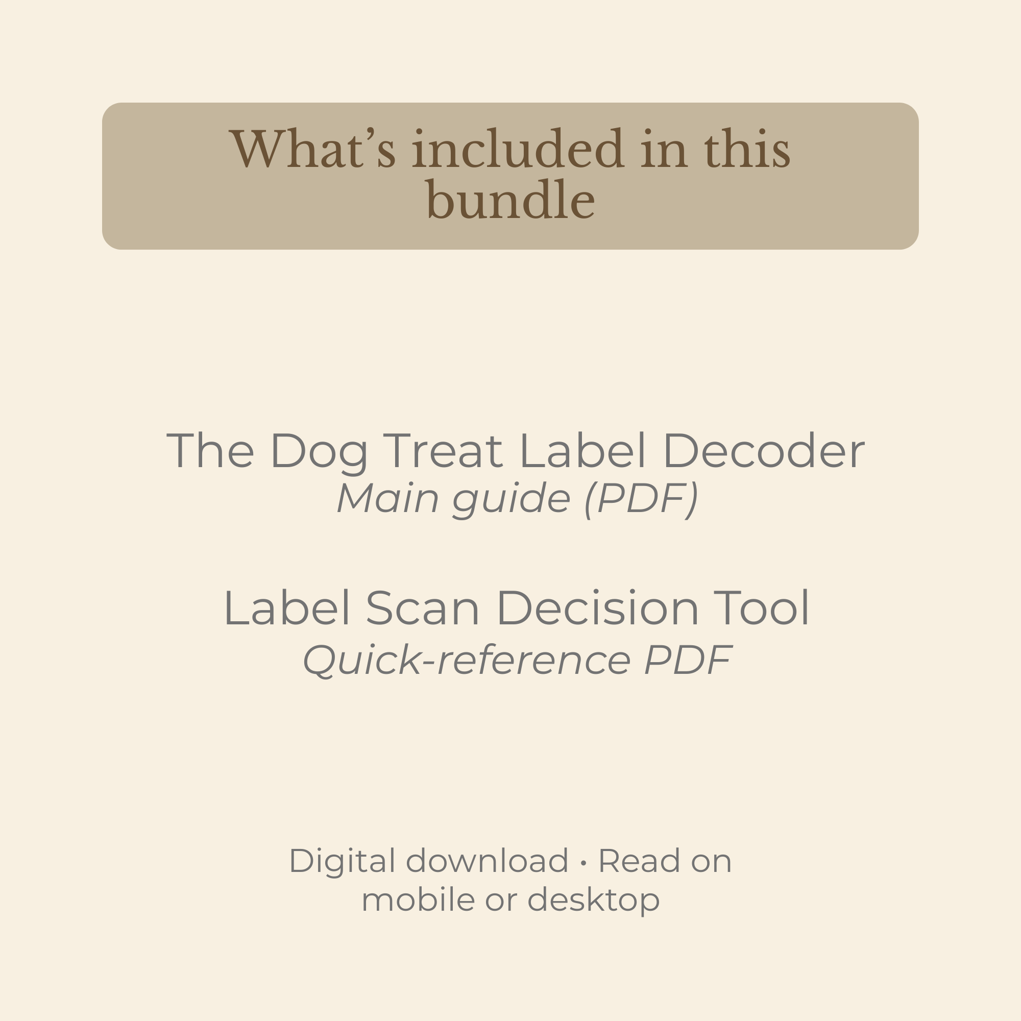 Dog Treat Confidence Bundle