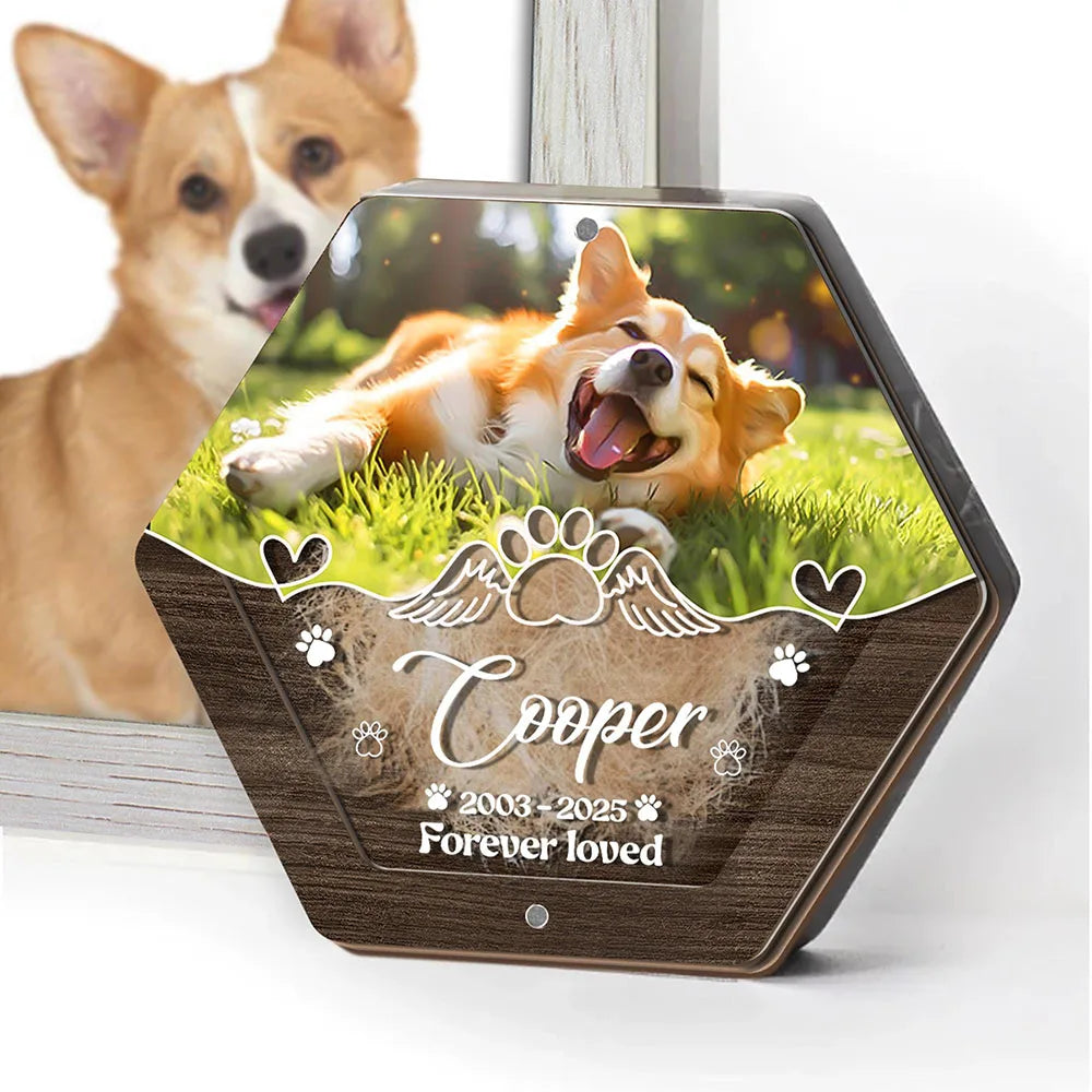 Personalized Pet Memorial Photo Plaque – Forever Loved