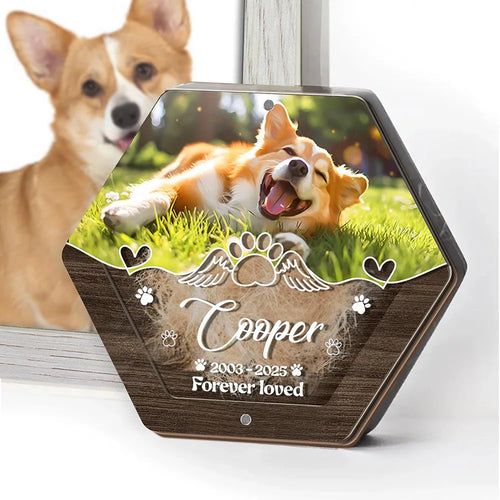 Personalized Pet Memorial Photo Plaque – Forever Loved